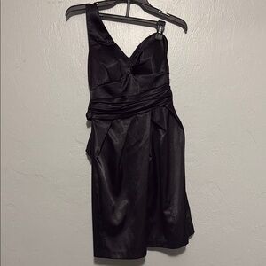 Windsor Elegant Black One-Shoulder Dress